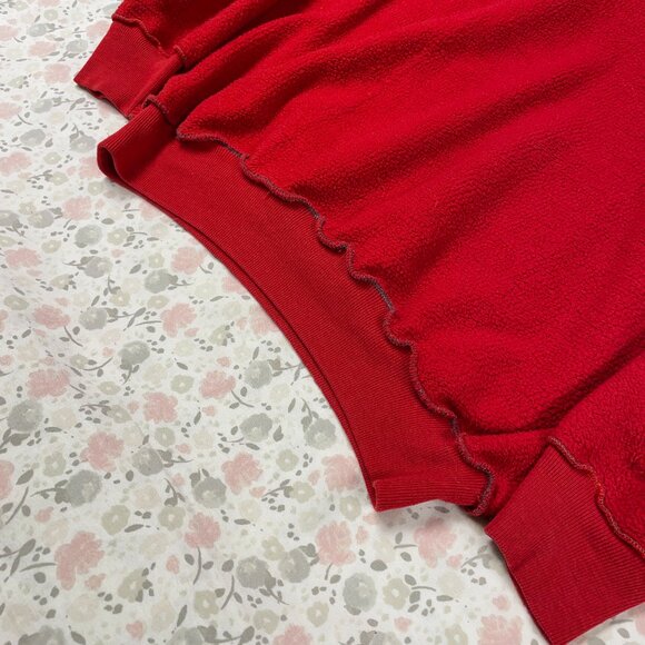 Indiana University Red Hooded Sweatshirt - Well Made / Used - Large - Picture 15 of 15